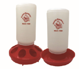 Cackle’s 1 Quart Feeder & Waterer Combo